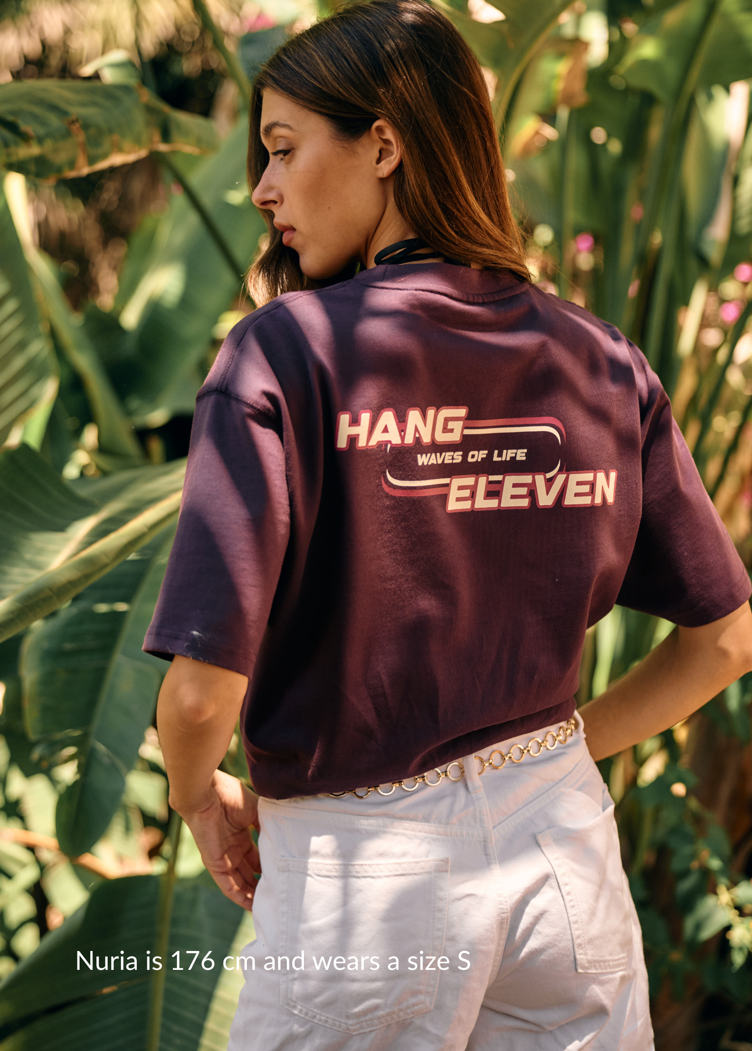 Washed Waves Of Life Tee – Purple - Image 4