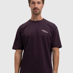 Alternative view of Washed Waves Of Life Tee – Purple