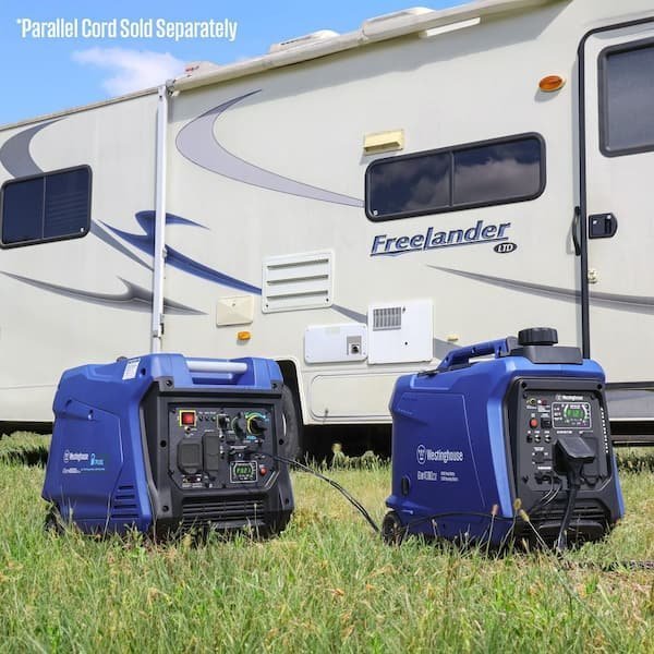 4,000-Watt Gas Powered Portable Inverter Generator with Recoil Start, LED Data Center - Image 6